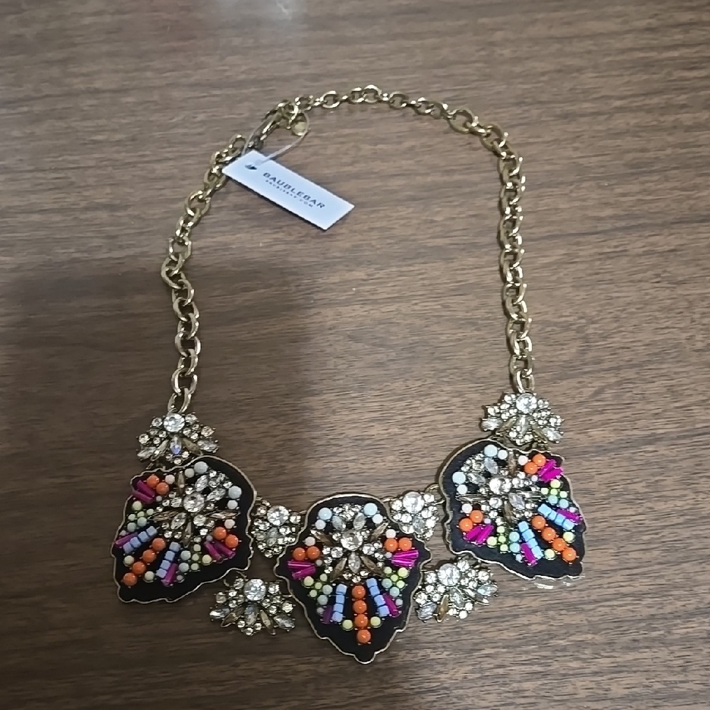 Baublebar NWT Colorful Statement Collar Necklace